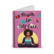 Growth is Self Care - Spiral Notebook - Ruled Line