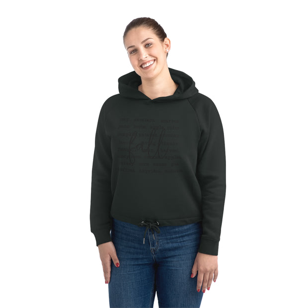 Fall Cropped Hoodie Sweatshirt