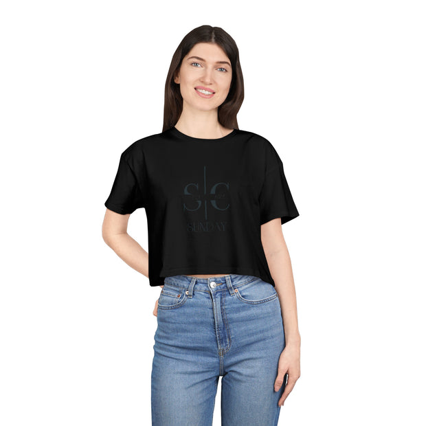 Self Care Sunday Logo Cropped Tshirt