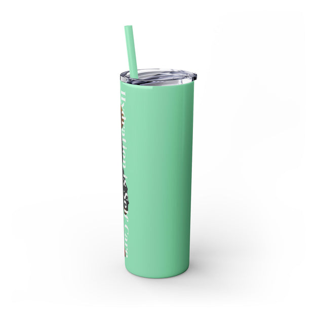 Hydration is Self Care Tumbler with Straw, 20oz