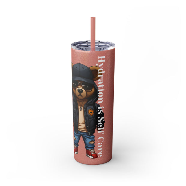 Hydration is Self Care Tumbler with Straw, 20oz