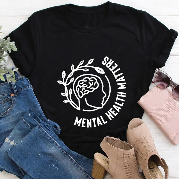 Mental Health Matters Print Shirt