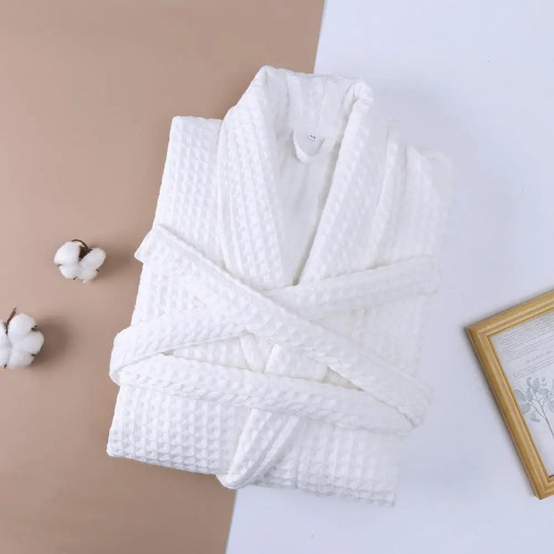 2 Layer Waffle Knit Hotel Style Robe - Self Care Sunday