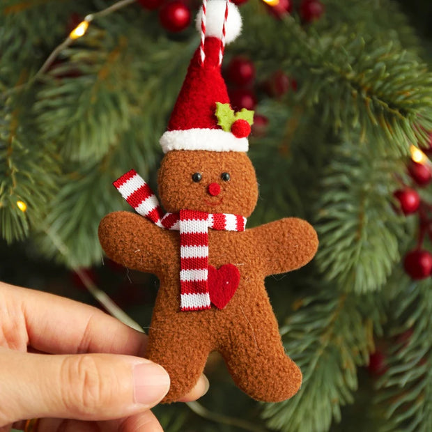 3PCS Gingerbread Man Christmas Tree Ornaments – Perfect for 2024 New Year Gifts & Party Decor