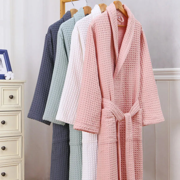 2 Layer Waffle Knit Hotel Style Robe - Self Care Sunday