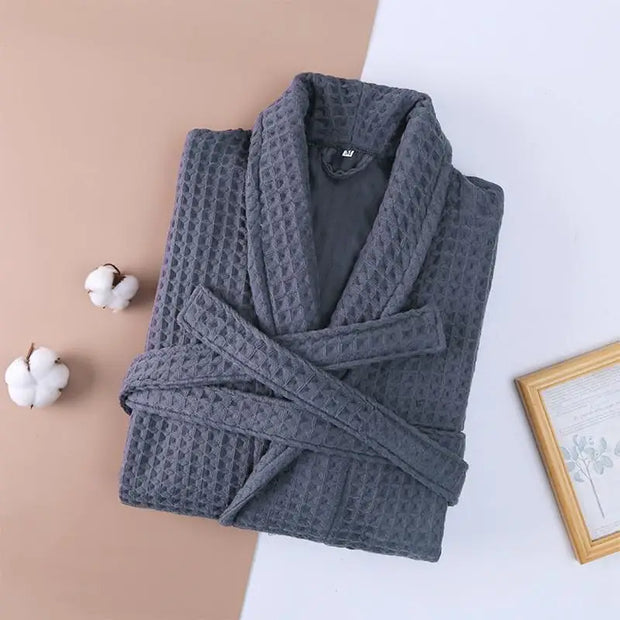 2 Layer Waffle Knit Hotel Style Robe - Self Care Sunday