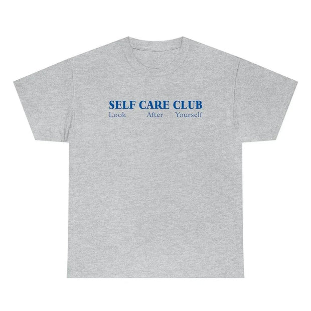 Self Care Club Vintage Style Tshirt - Self Care Sunday