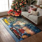 Home Decor Modern Christmas  Entrance Carpet Living Room Coffee Table Blanket Santa Mat Bedroom