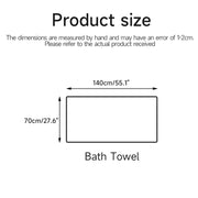 Bath towel large size set Thickened Bath Towels for The Body Microfiber Towel for Gym Sports Shower Robe for Spa Beath Home