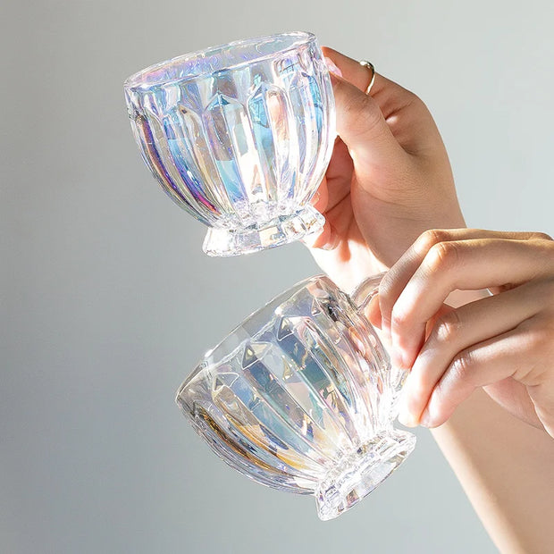 Vintage Glass Beverage Cup - Self Care Sunday