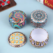 Vintage Tin Can Candle & Spice Storage Box – Perfect for DIY Candles, Ointments, Tea, and Holiday Gifts