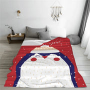 Penguin Velvet Throw Blanket – Lightweight, Anti-Pilling, & Perfect for Any Bed or Couch!