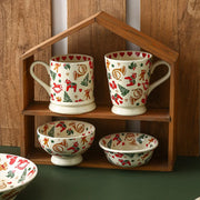 Christmas Nordic Ceramic Tableware Set – Retro Mugs, Bowls & Plates for High-Style Dining!