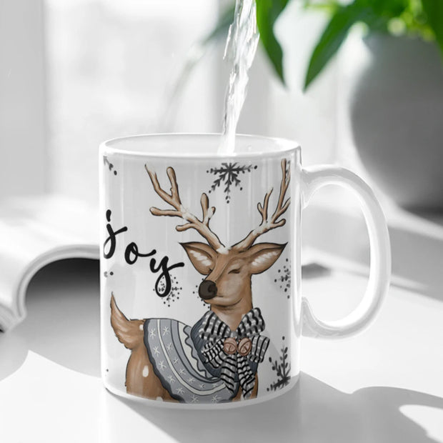 11oz Ceramic Coffee Mug – Perfect Gift for Christmas & More 🌟