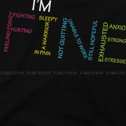 I'm Fine Mental Illness Awareness  TShirt