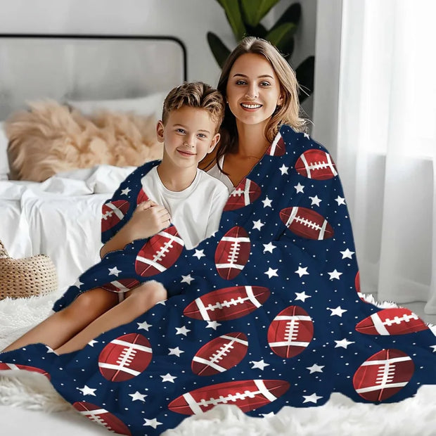 Cozy Up with the Ultimate Boy & Girl Pet Soccer Blanket – Perfect Birthday or Holiday Gift for Your Soccer Star!