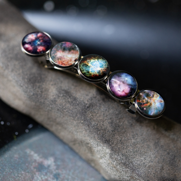 Nebula Rainbow Hair Clip Barrette - Self Care Sunday