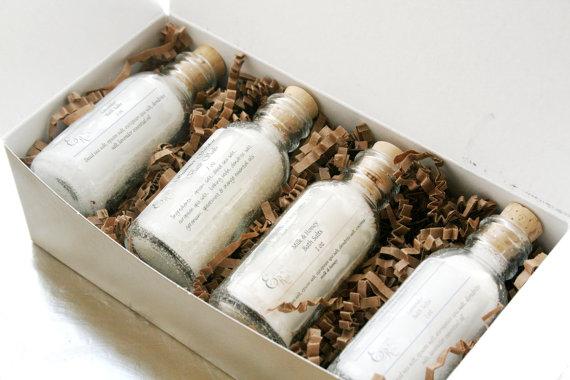 Luxurious Bath Salt Collection in Elegant Gold Box - Self Care Sunday