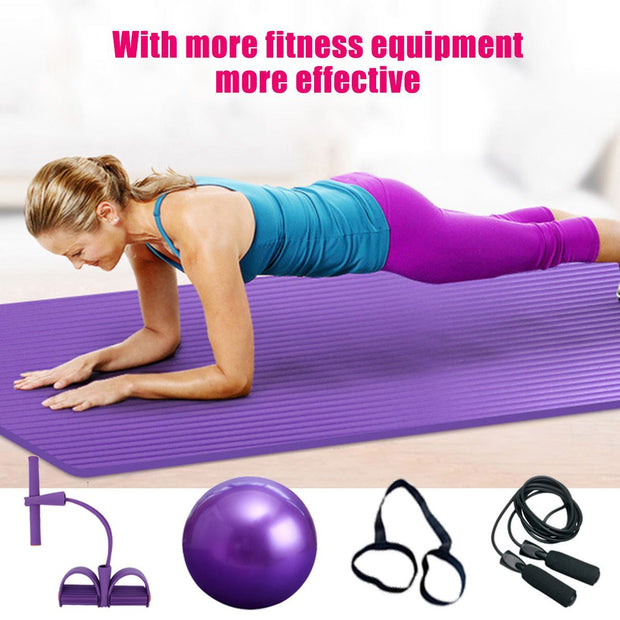 Deluxe Yoga Fitness 5 pcs Exercise Set - Self Care Sunday